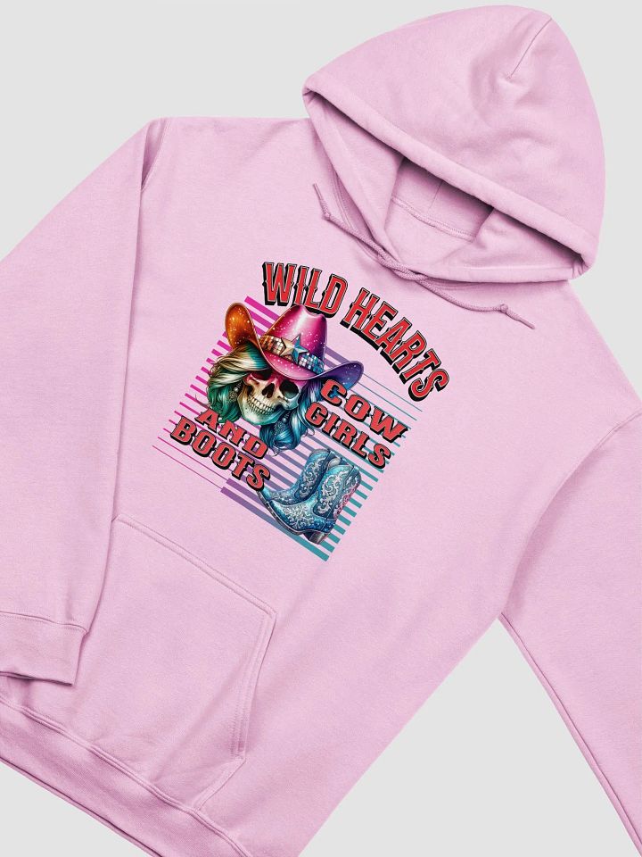 Wild Hearts Cow Girls and Boots Hoodie product image (10)