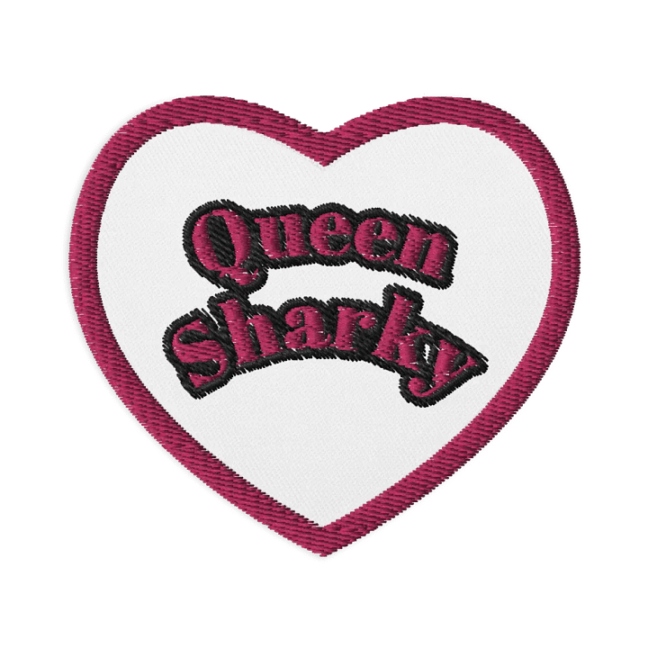 Queen Sharky embroidered badge product image (1)