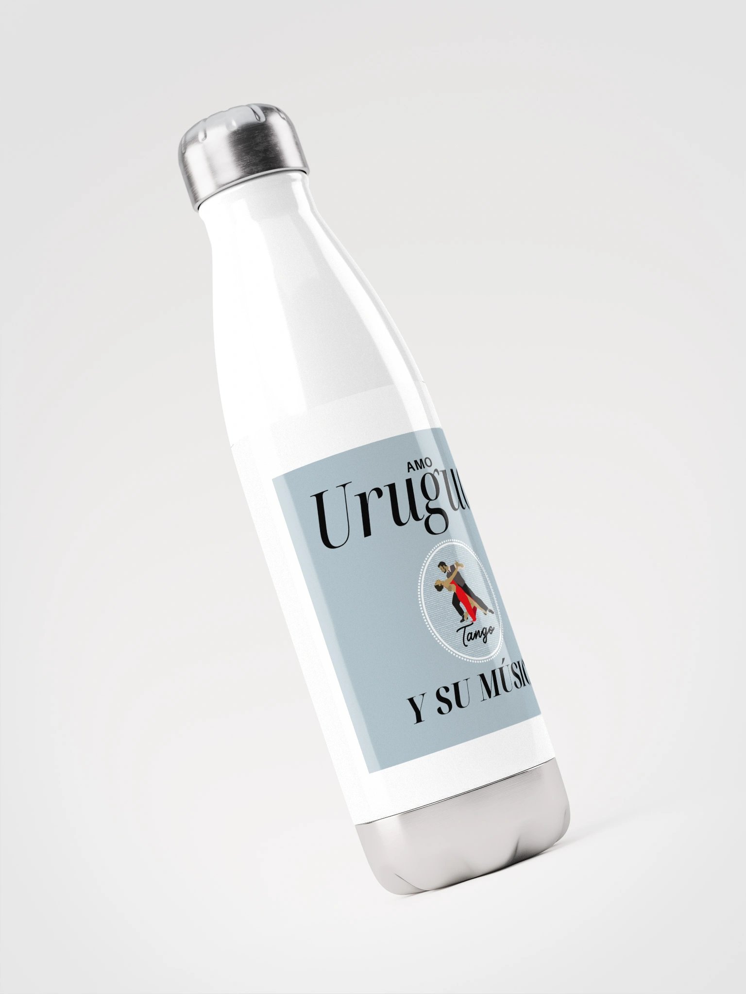 URUGUAY MUSIC TANGO Steel Water Bottle product image (3)