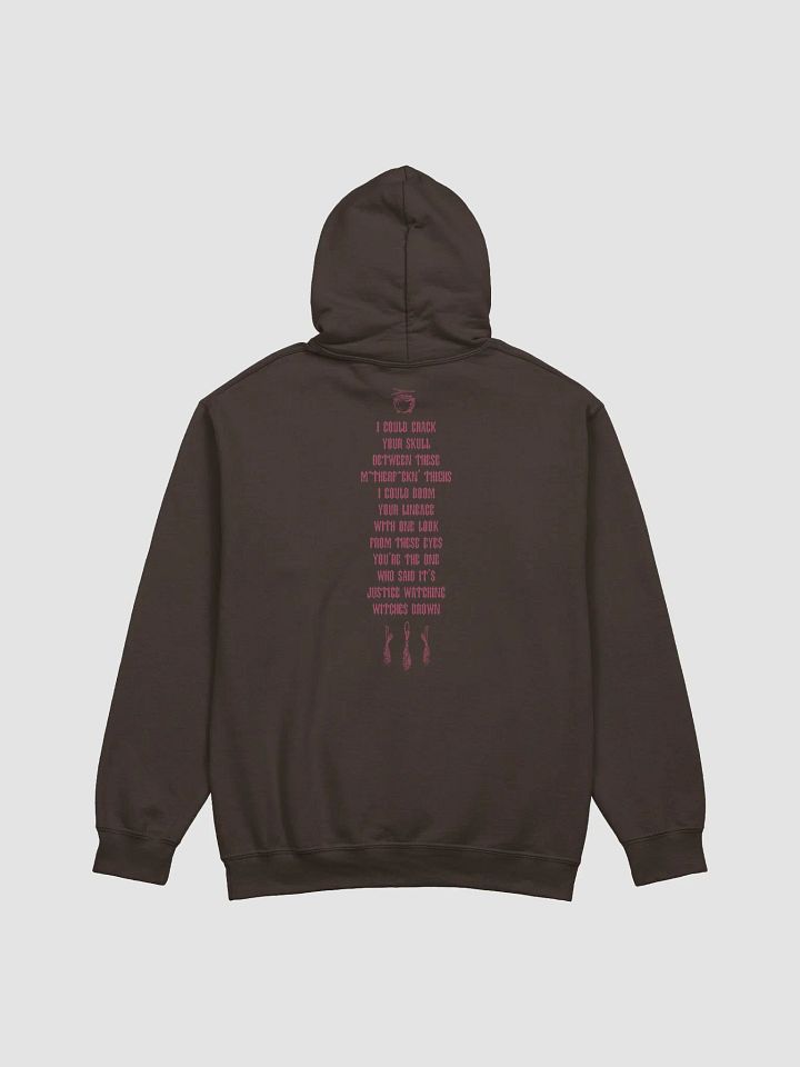 'I Could Crack Your Skull Between These M*therf*ck'n Thighs' Hoodie (dark colours / design on back) (colours available) product image (1)