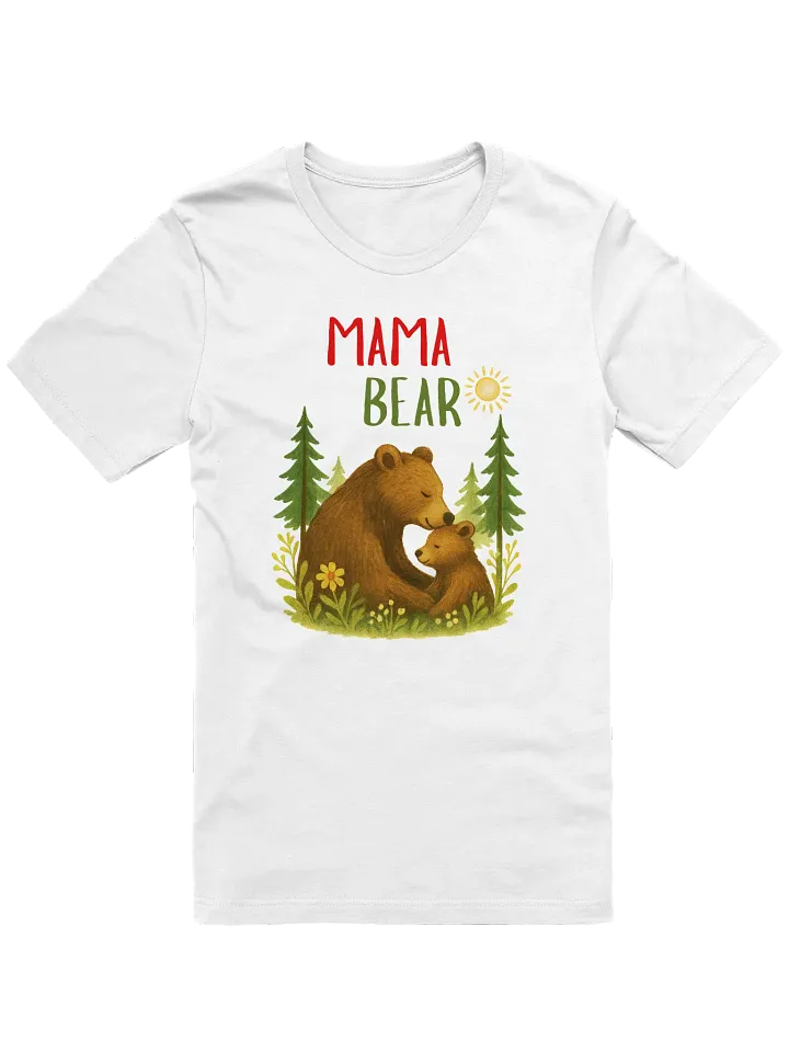 Mama Bear Nature Tee – Soft Unisex Shirt for Nature-Loving Moms product image (1)