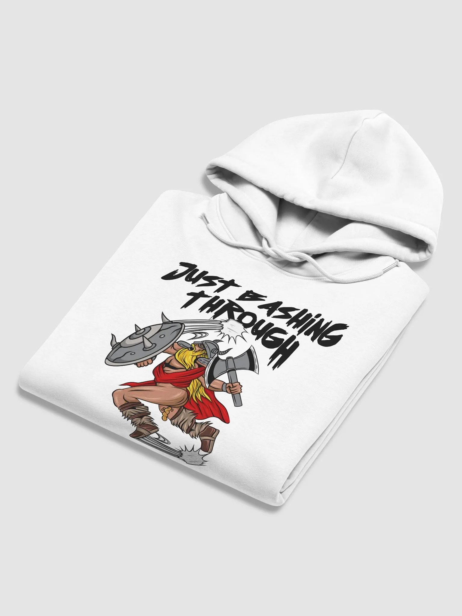 Just Bashing Through Hoodie - White product image (5)