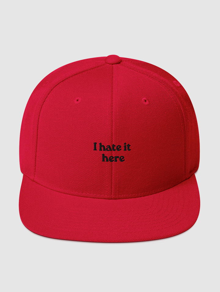 I hate it here - Snapback product image (2)