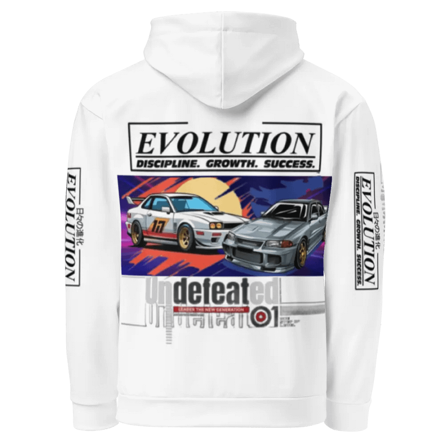 Man Recycled Unisex Hoodie Evolution Undefeated product image (3)