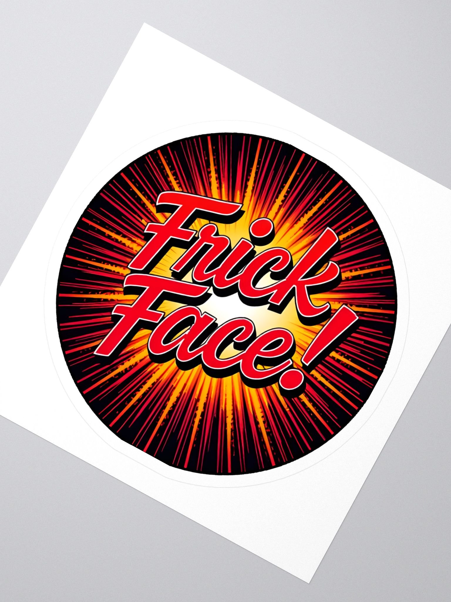 Frick Face! Sticker product image (2)