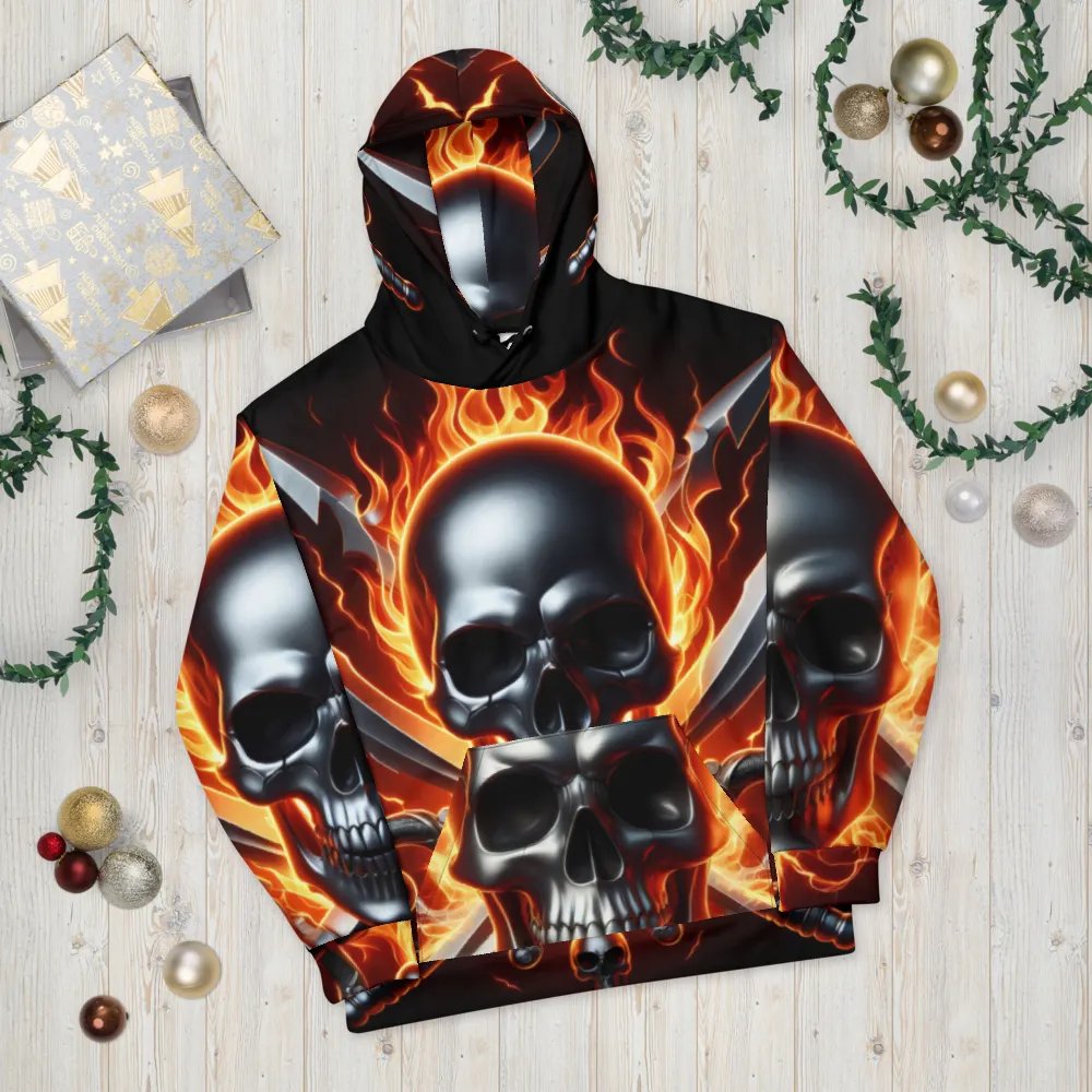All-Over Hoodie - Unisex Skull Hoodie #25 product image (10)