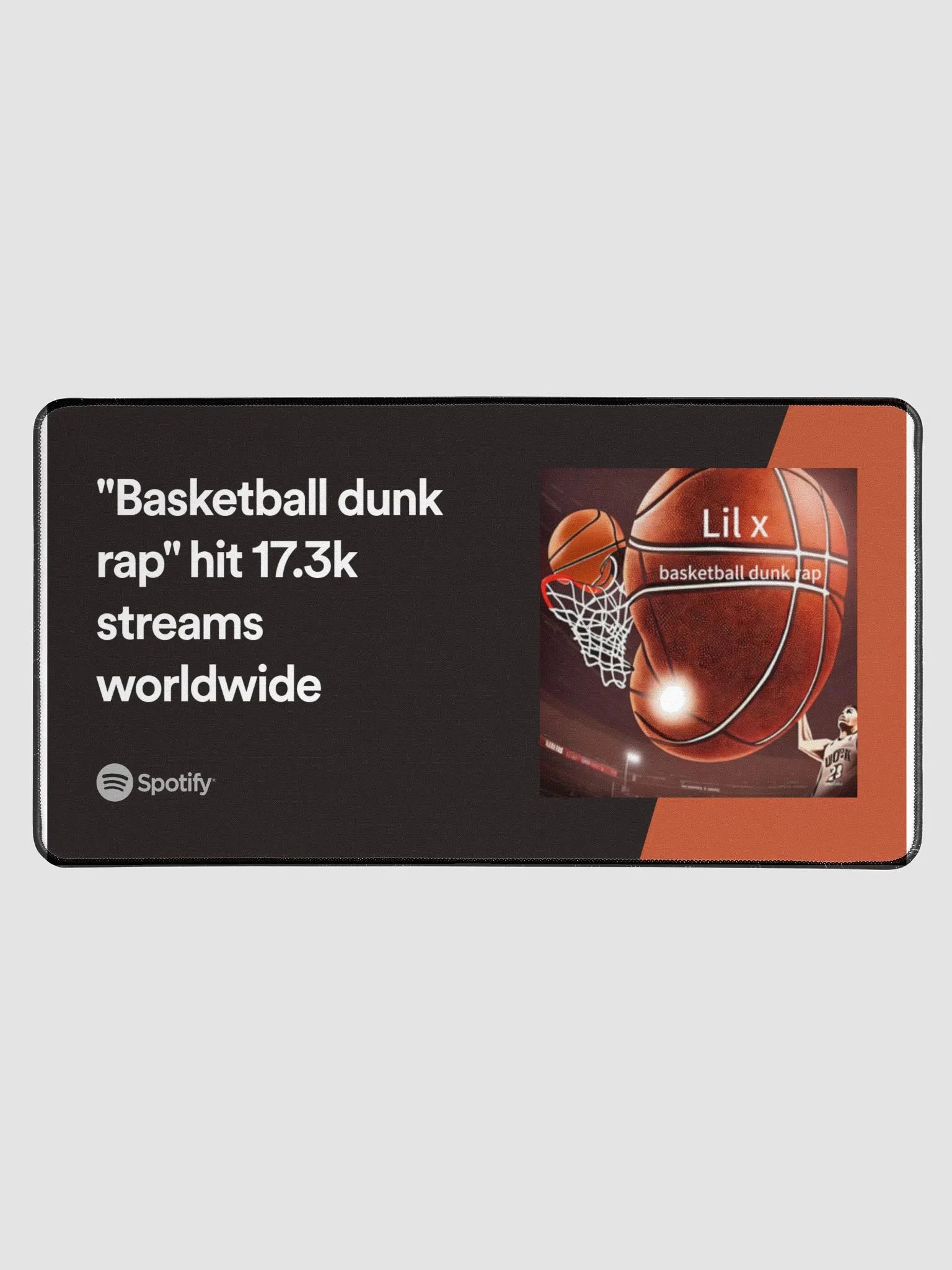 basketball dunk rap mouse pad product image (1)