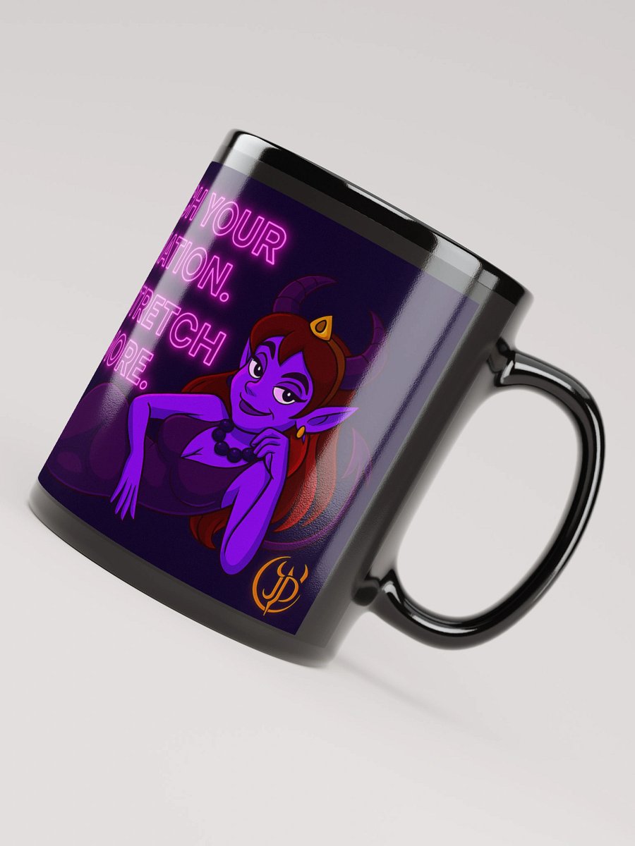 Stretch Belief Mug – Jaz the Glam Demonette | Funny PVC Kink Mug product image (4)