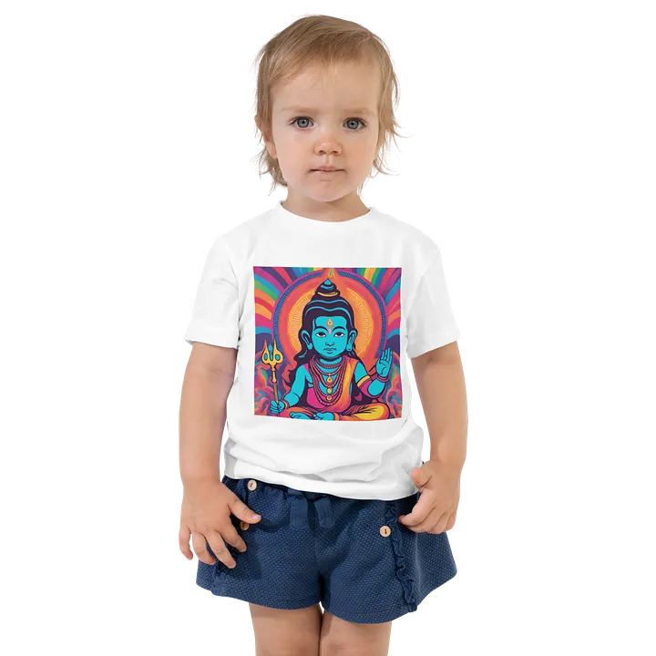 Lord Shiva Psychedelic Bella+Canvas Toddler T-Shirt product image (1)