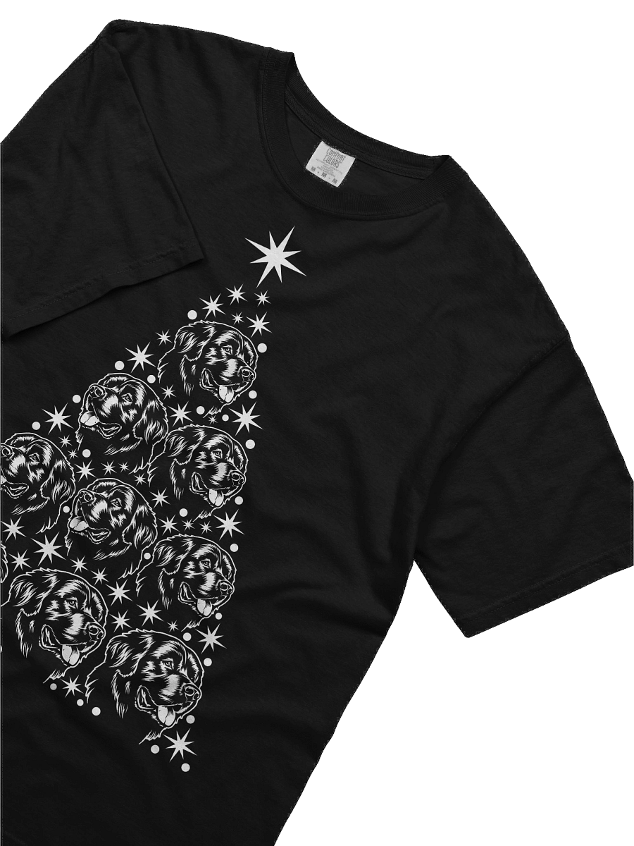 Newfoundland Dog Christmas Tree T-Shirt product image (30)