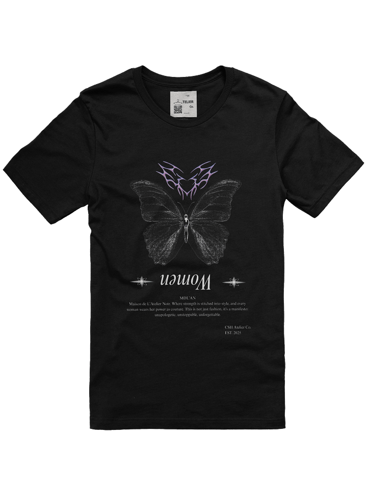 MDL’AN Women’s Empowerment Tee – Butterfly Manifesto Edition product image (2)
