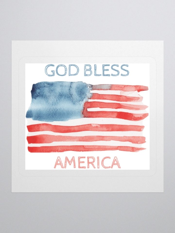 God Bless America Sticker product image (2)