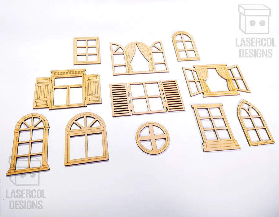 Windows Cut Outs - Laser Cut Files product image (3)