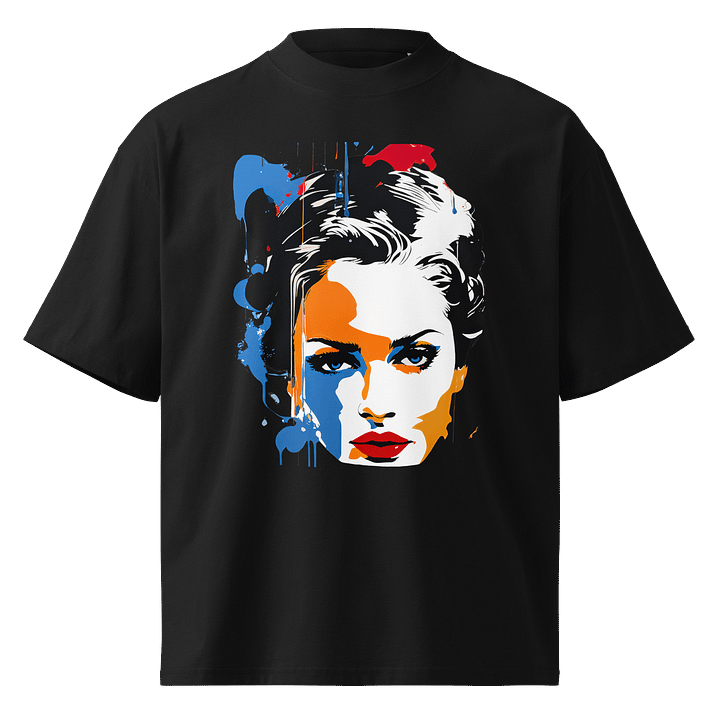 Abstract Girl - Stanley/Stella Unisex Organic Oversized T-Shirt SATU020 product image (2)