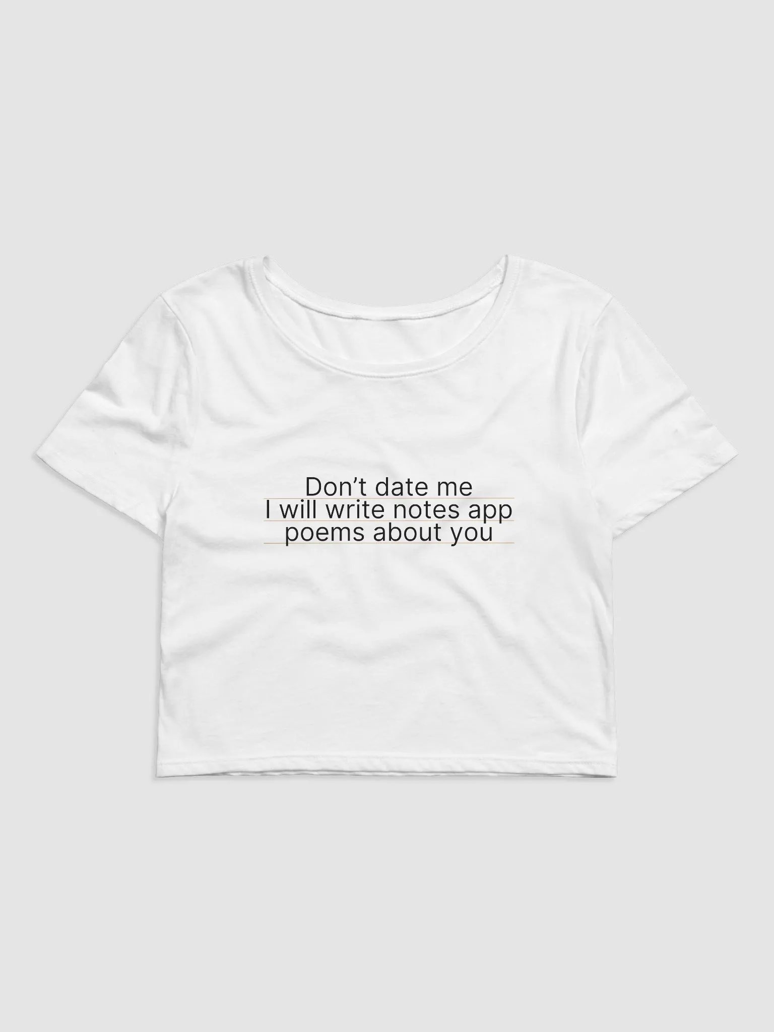 Notes App Baby Tee product image (1)