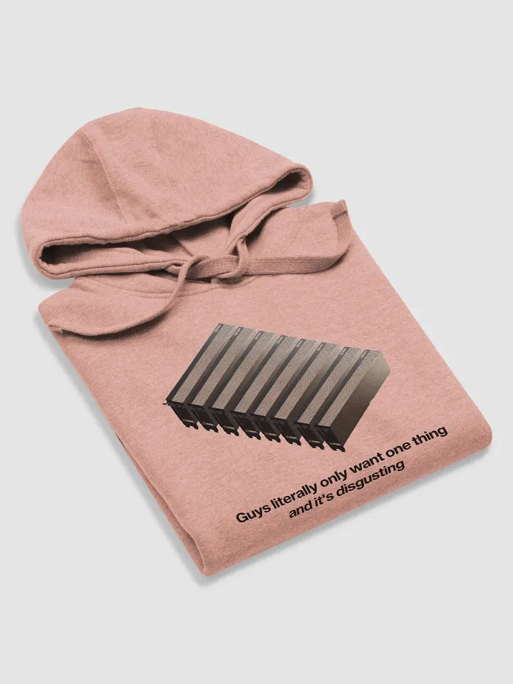 guys only want one thing (censored) hoodie - 65% soft cotton product image (1)