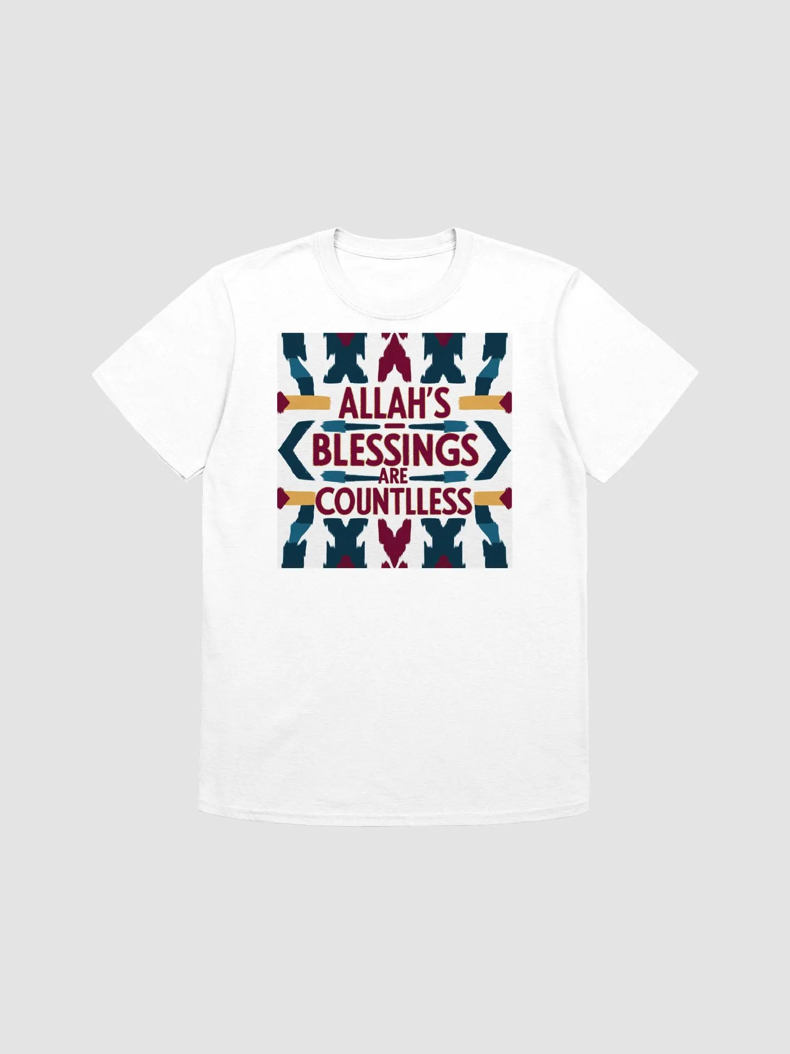 Allah’s Blessings Are Countless - Inspirational and Heartfelt Graphic Tee product image (1)