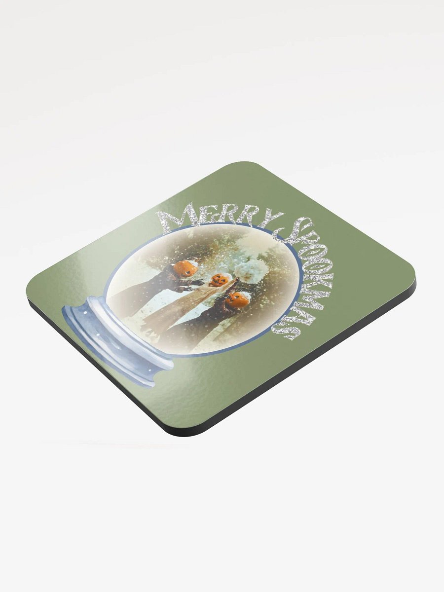 Merry Spookmas Glossed Cork Coaster product image (3)