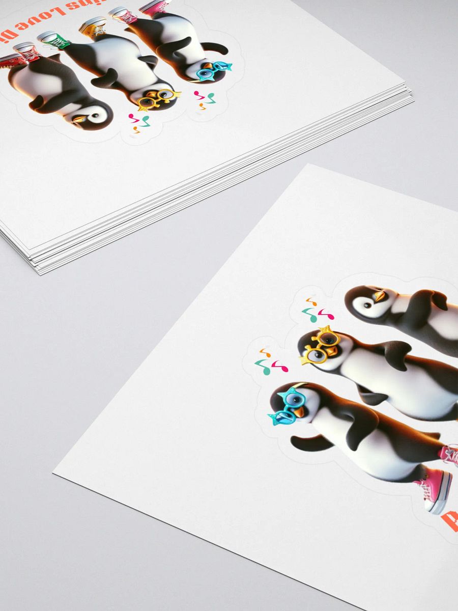 Penguin Groove Vinyl Stickers product image (4)