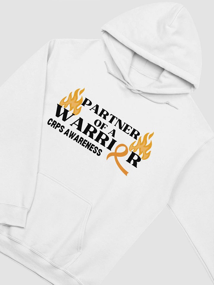 PARTNER of a Warrior CRPS Awareness Hoodie- Black Print product image (2)
