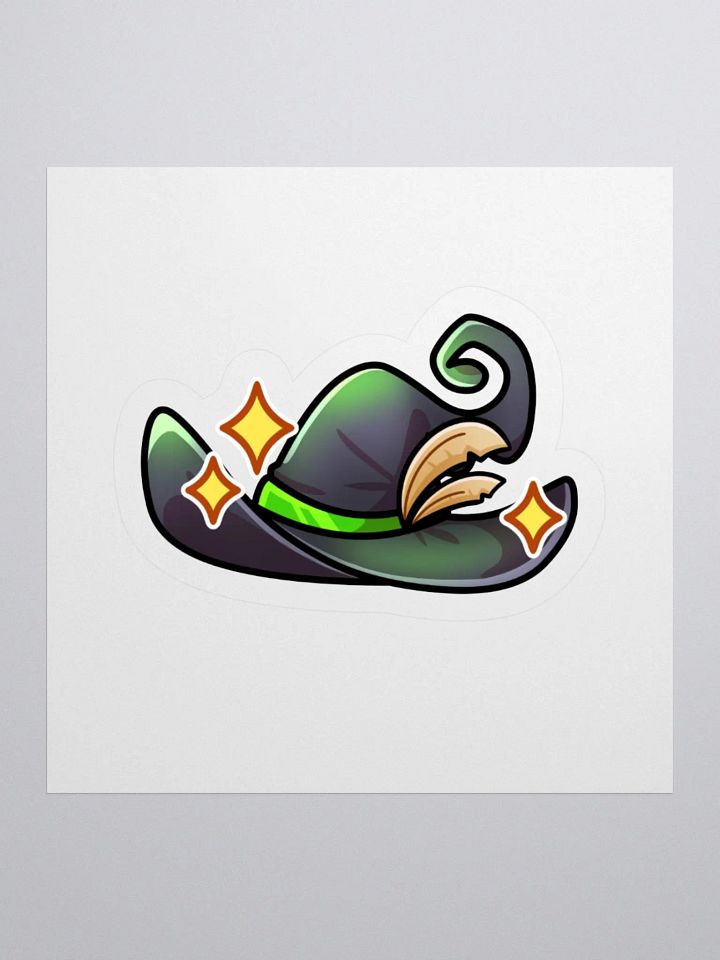 Enchanted Wizzie Hat Kiss Cut Stickers product image (2)