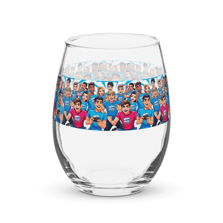 Charming Cartoon Stemless Wine Glass product image (1)