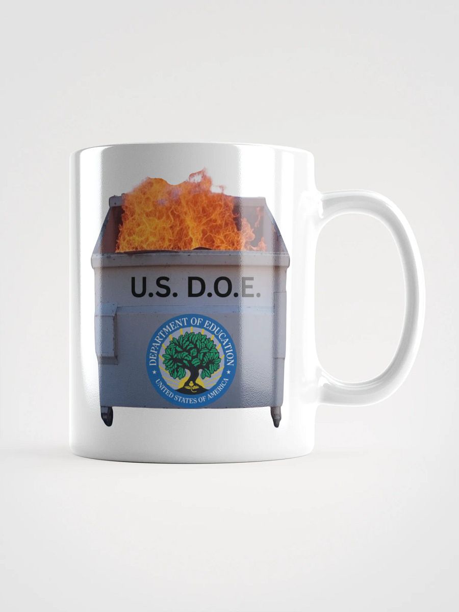 D.O.E Dumpster Fire Mug product image (1)