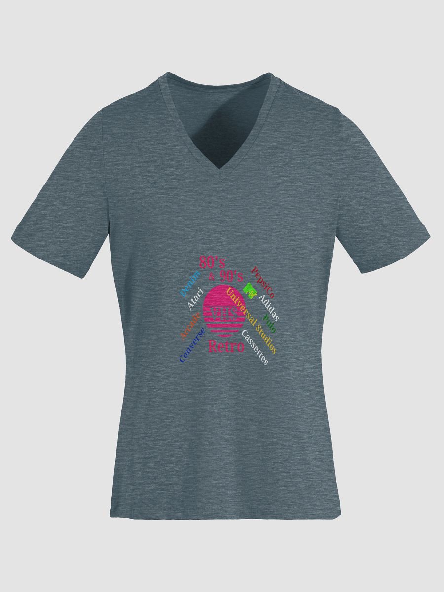 Retro VHS Dream Women's V-Neck Tee product image (3)