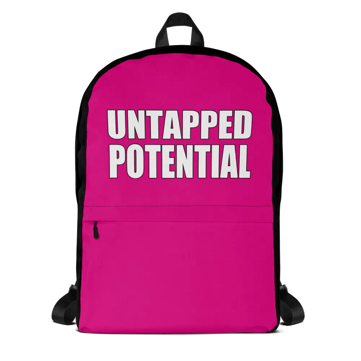 Untapped Potential Hot Pink Backpack product image (1)