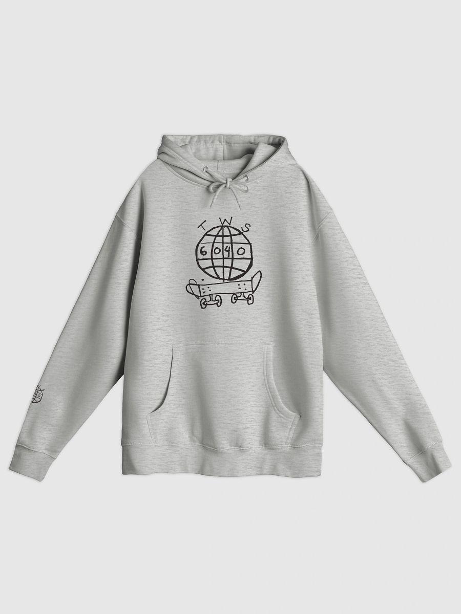 TWS x 6040 Skateboards Hoodie #2 (Black Logo) product image (1)