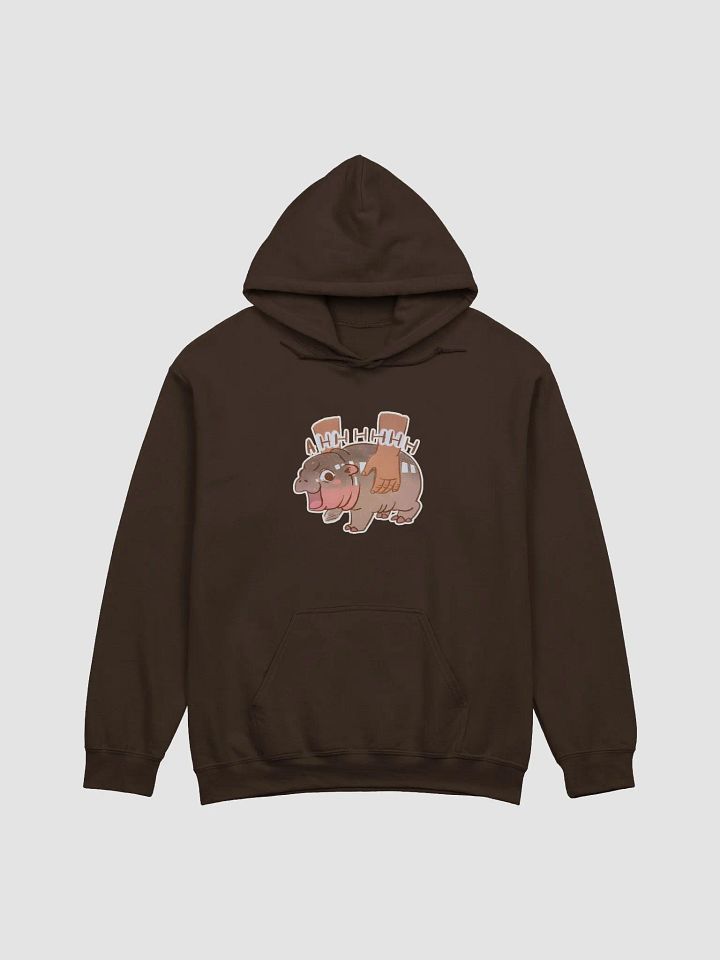 Ahhhh Moo Deng Surprised Hippo Comic Hoodie product image (2)