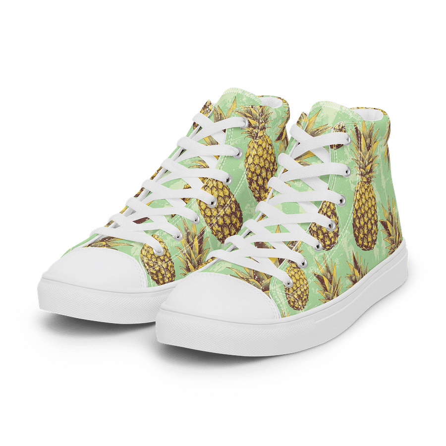 Tropical Pineapple Canvas High Tops product image (6)