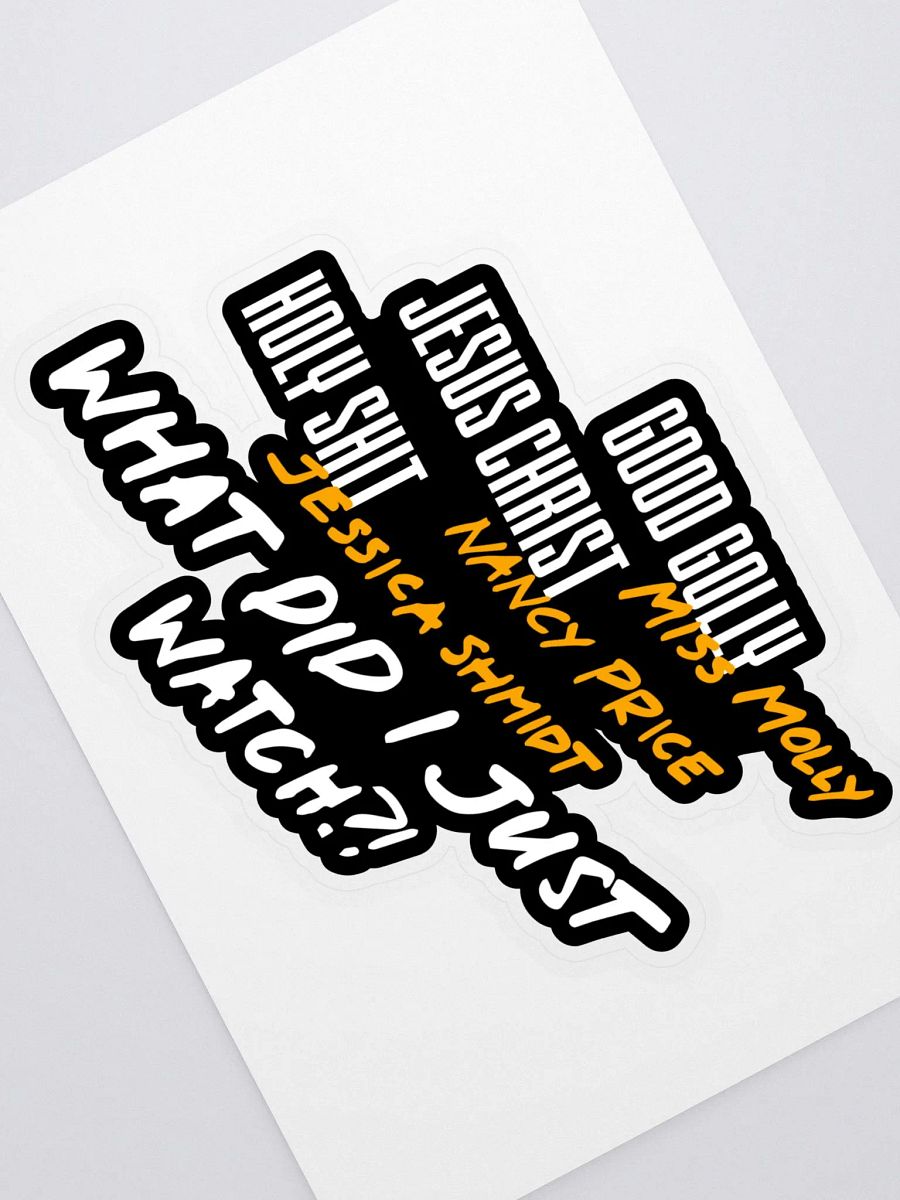 Good Golly, Jesus Christ, Holy Shit Sticker product image (3)