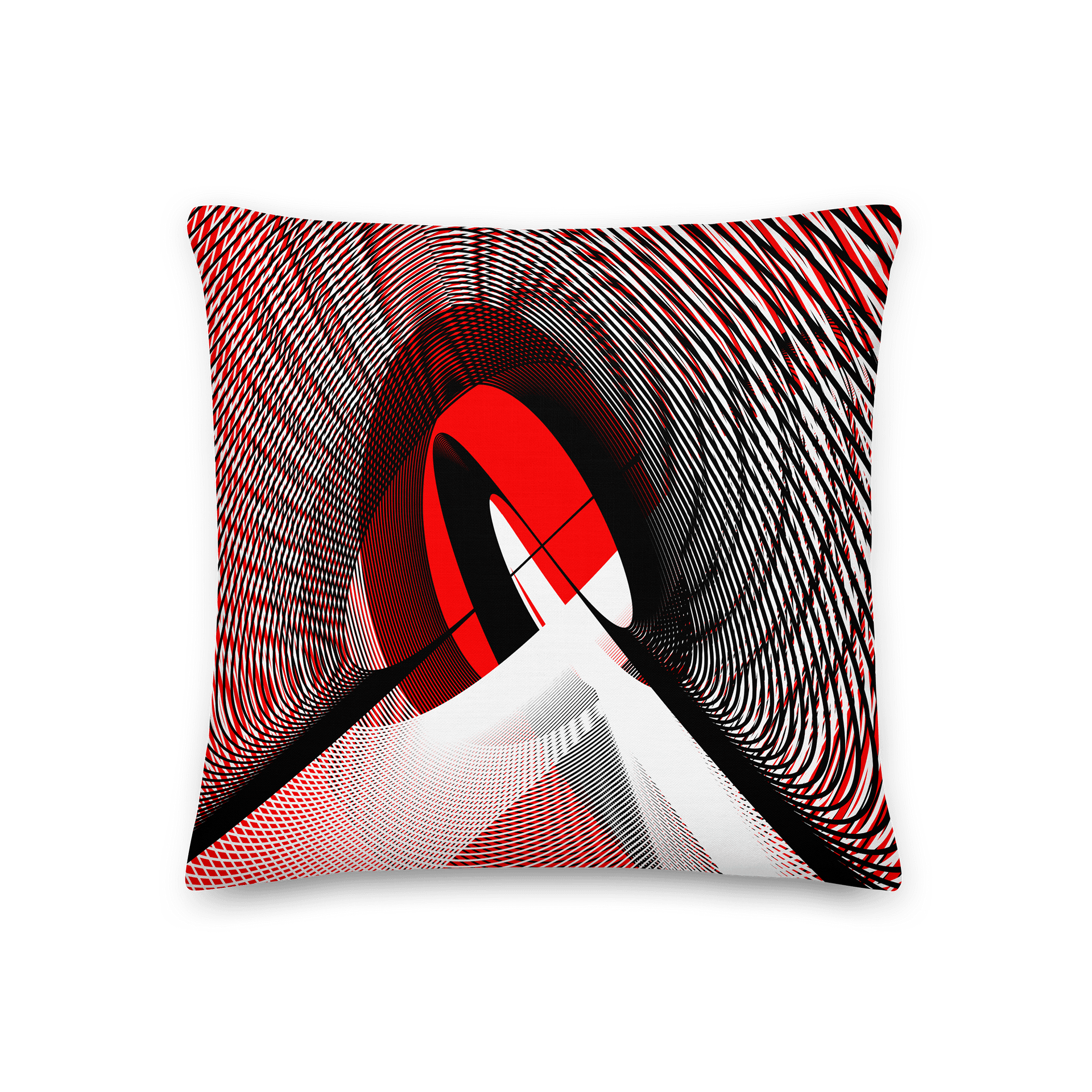 Lissajous Subversion - Lissajous Figures Mathematical Art Pillow product image (1)