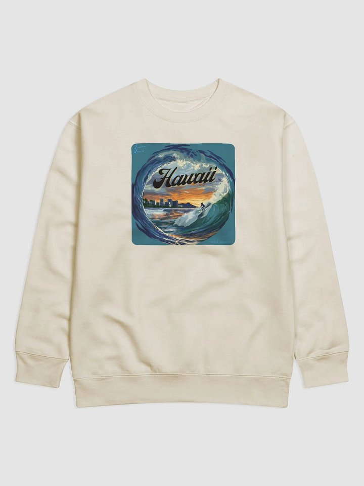 Jimee Vic’s Waikiki Sunset Surfer Crewneck Sweatshirt product image (2)
