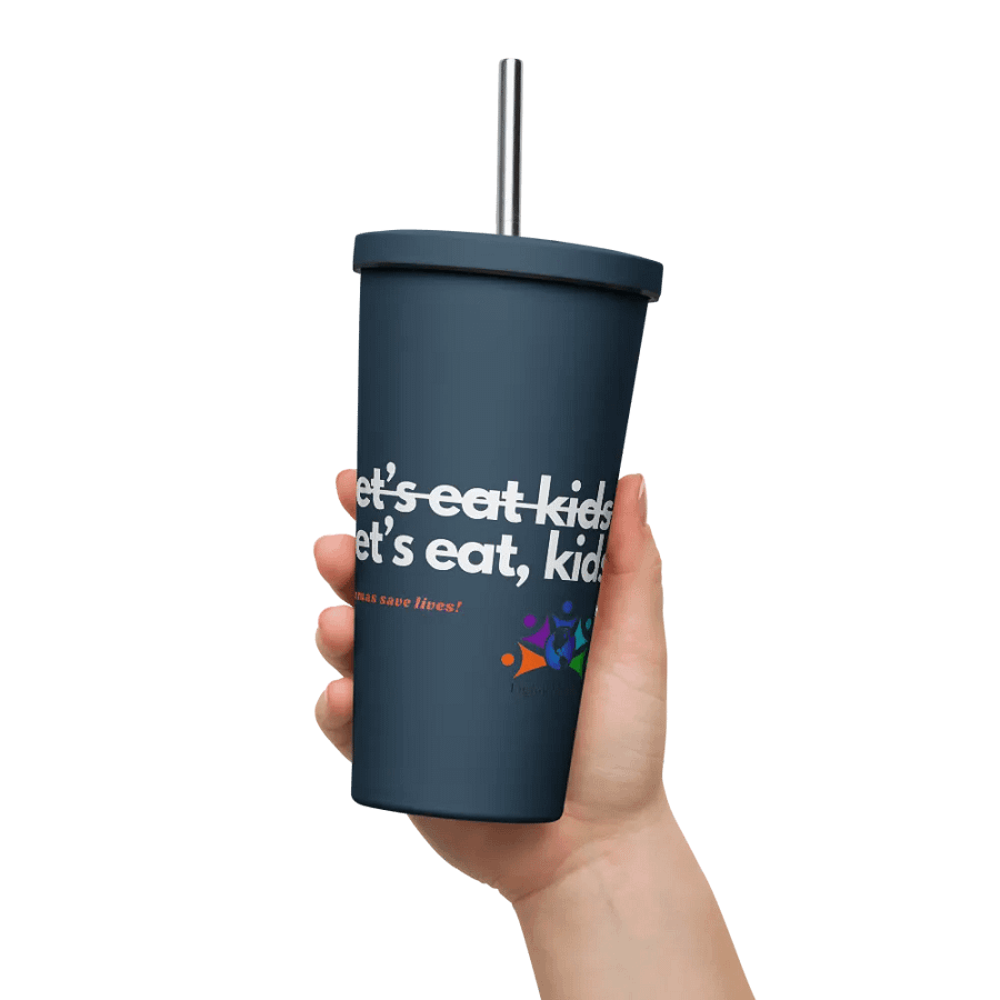 Commas Save Lives - tumbler w/straw product image (11)
