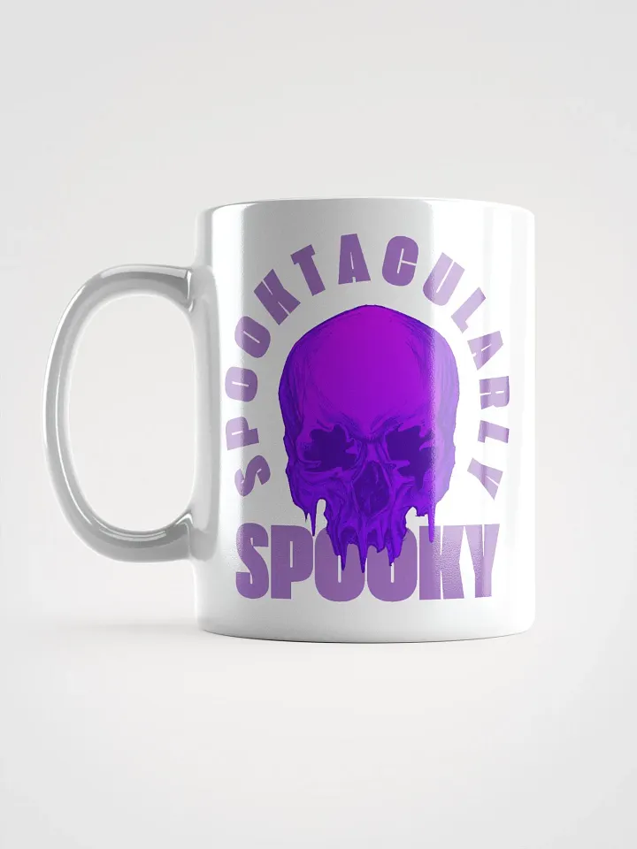 Spooktacular Skull White Glossy Mug product image (2)