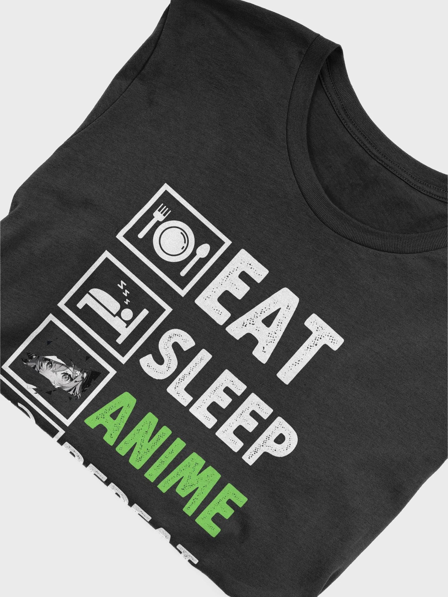Eat Sleep Anime Repeat Kawaii Manga T-Shirt product image (5)
