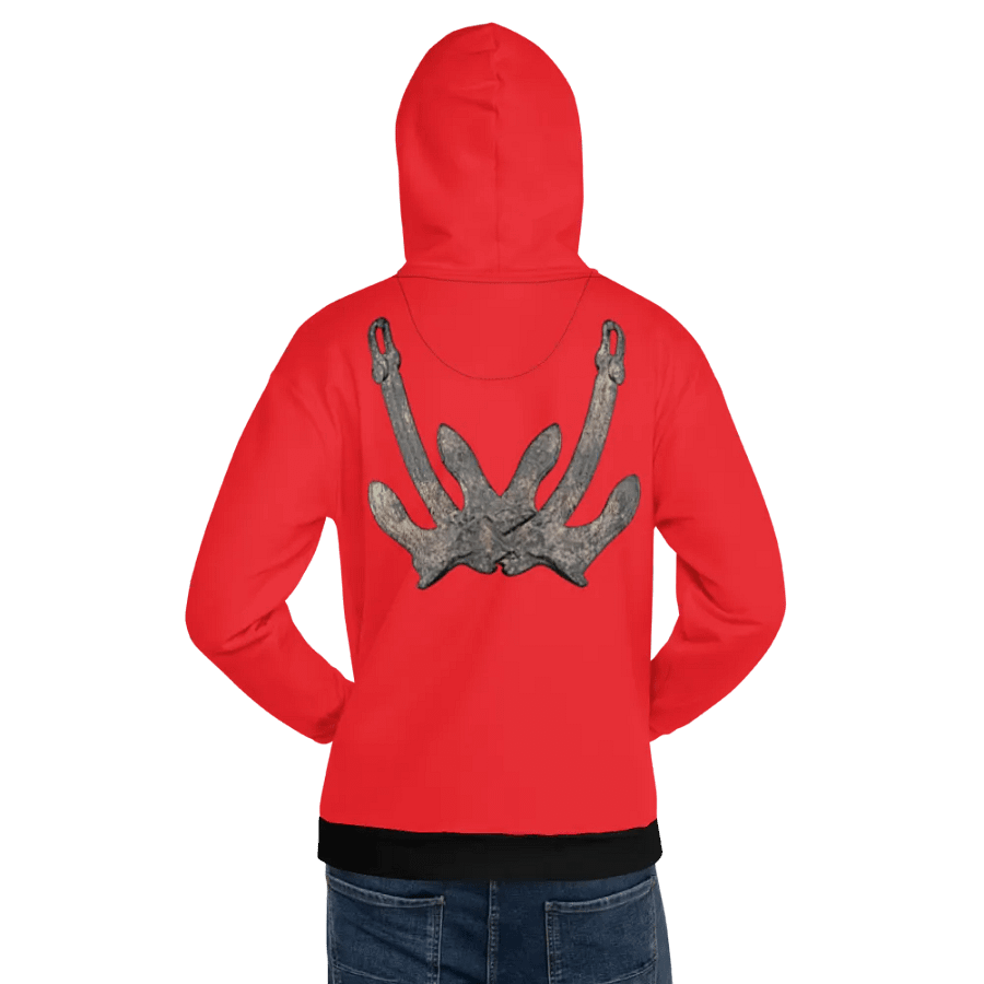 Red Anchor Hoodie product image (12)