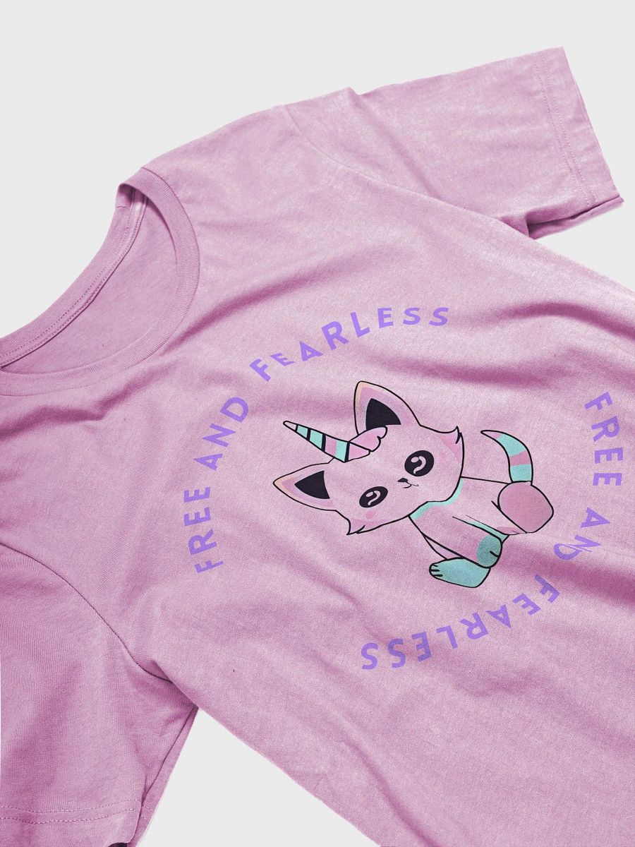 Free and Fearless Cat Unicorn T-Shirt product image (3)