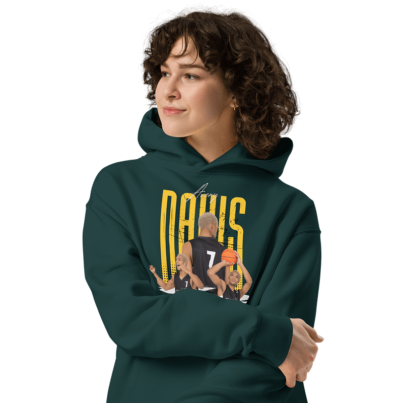 Davis Basketball Celebration Collage Hoodie