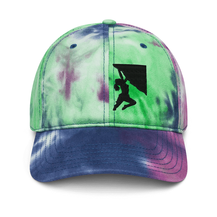 girl boiuldering, tie dye cap product image (2)