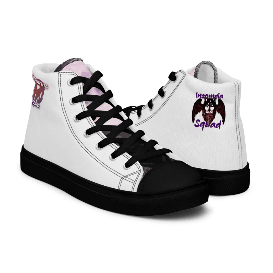 Women's White Insomnia Squad Canvas Hi-Tops product image (11)