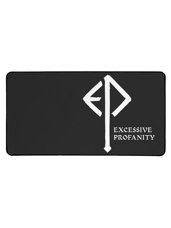 Executioner Desk Mat 'Rune' B&W product image (1)