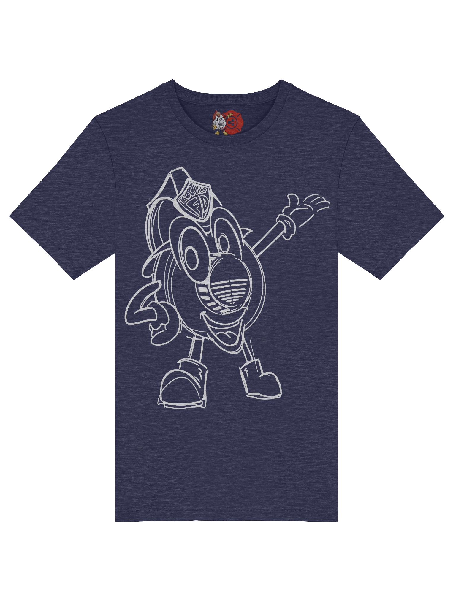 Smokey Line Art T-Shirt product image (29)