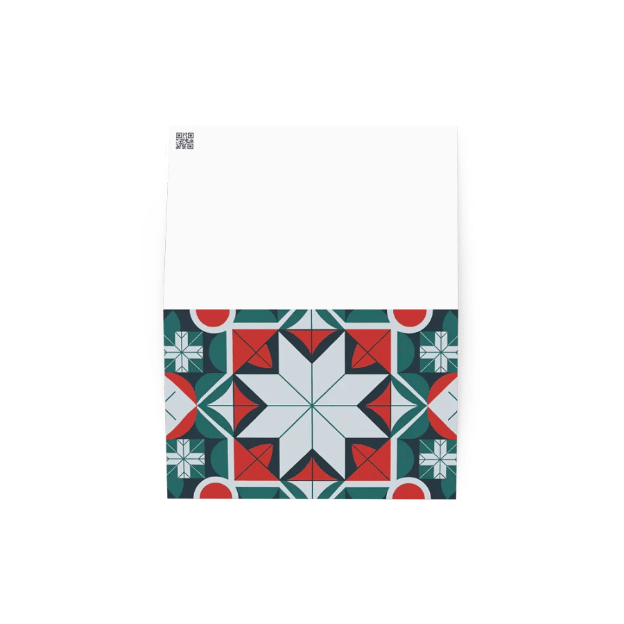 Kaleidoscope patterned greeting card product image (4)