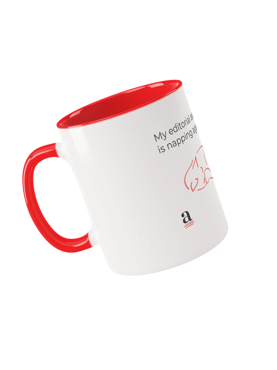 Editorial assistant ceramic mug - cat product image (3)
