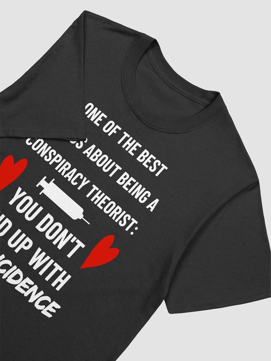 Conspiracy Theorist Vax Coincidence Truth Bomb Unisex Tee product image (3)