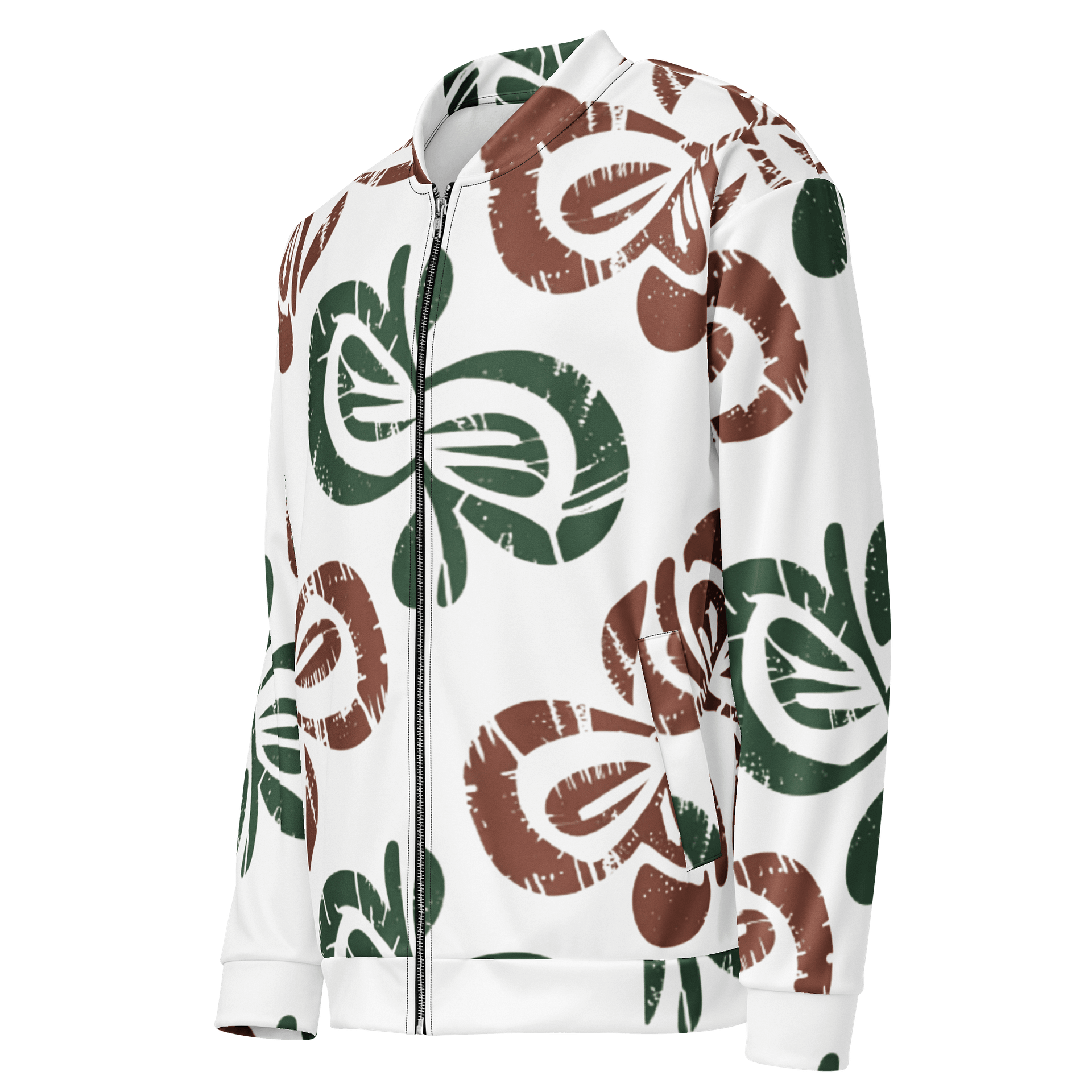 Wolastoq Bloom Custom Bomber Jacket product image (3)