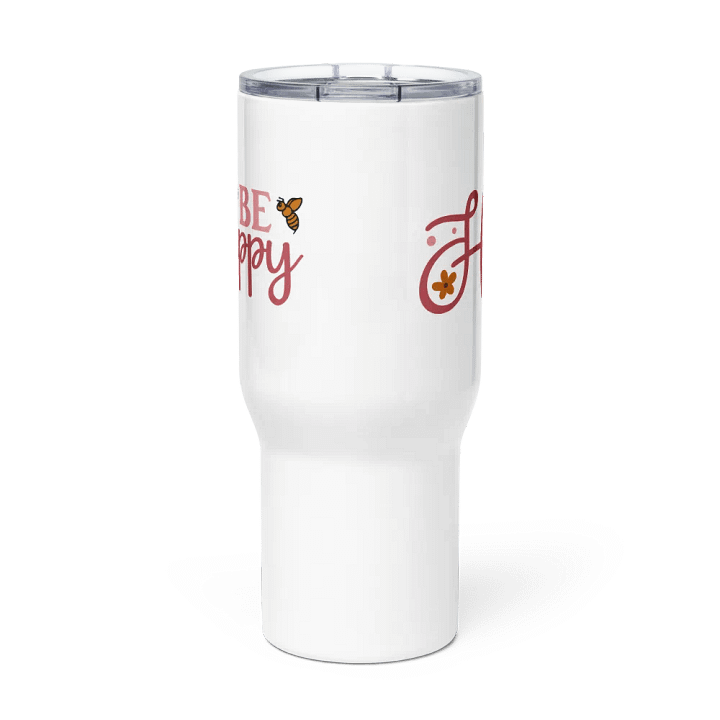 Bee Happy Stainless Steel Travel Mug product image (2)